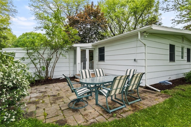 62 E Park Rd, Pittsford, NY 14534 - view of patio with outdoor dining space