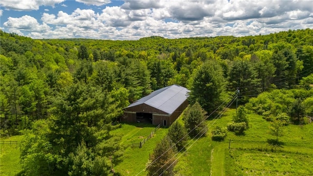 1860 Whiskey Creek Rd, Caton, NY 14830 - view from above of property featuring a forest