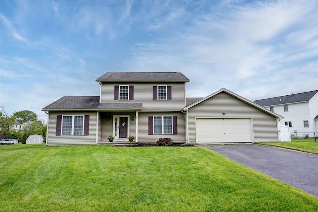 16 Hazel Bark Run, Gates, NY 14606 - traditional-style house featuring asphalt driveway and a garage