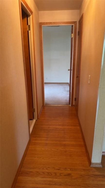 153 Carlisle St, Greece, NY 14615 - hallway with light wood-type flooring and baseboards