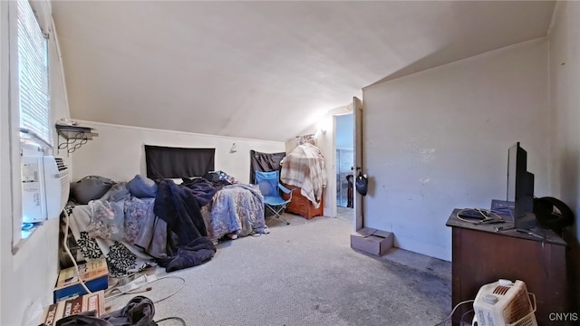 233 Elm St, German Flatts, NY 13357 - carpeted bedroom featuring lofted ceiling