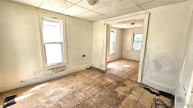 198 Mulberry St, Buffalo, NY 14204 - unfurnished room with a paneled ceiling