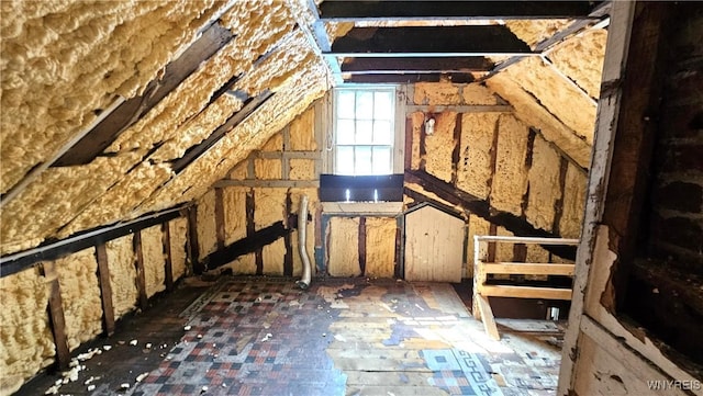 198 Mulberry St, Buffalo, NY 14204 - view of unfinished attic