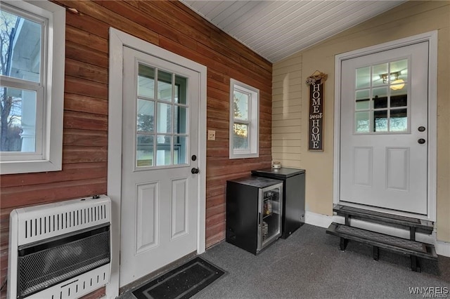 3293 Hartland Rd, Hartland, NY 14067 - entrance to property featuring heating unit and covered porch