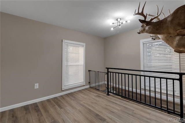 3293 Hartland Rd, Hartland, NY 14067 - empty room featuring wood finished floors and baseboards