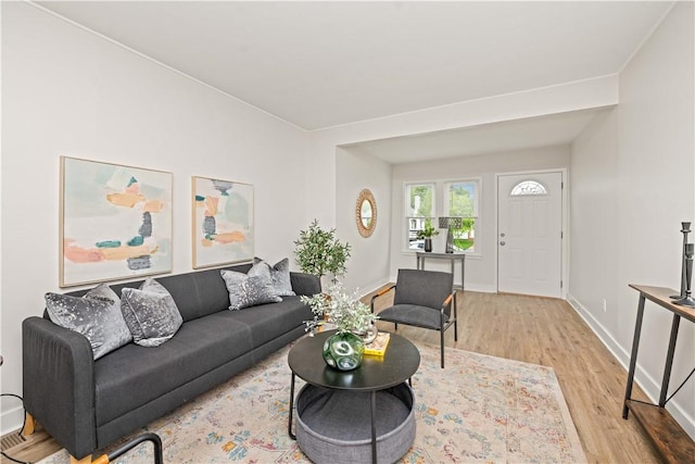 131 Pomona Dr, Greece, NY 14616 - living room with wood finished floors and baseboards