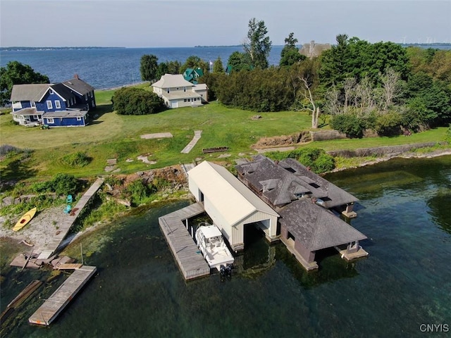 3180 Carleton Island Rd Unit 1, Cape Vincent, NY 13618 - bird's eye view of a nearby body of water