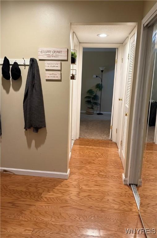 4547 Chestnut Ridge Rd Unit 104B, Amherst, NY 14228 - hall featuring light wood-style floors and baseboards
