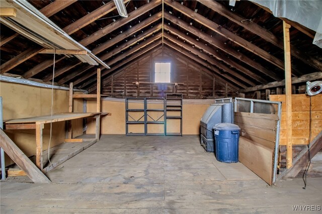 6305 E Main St, Byron, NY 14557 - view of unfinished attic