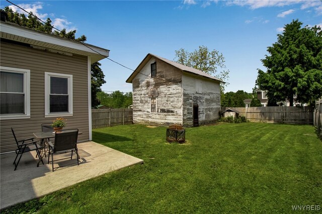 6305 E Main St, Byron, NY 14557 - view of yard featuring a patio