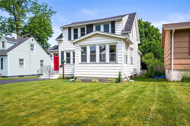 86 Leonard Rd, Greece, NY 14616 - view of front facade featuring a front yard