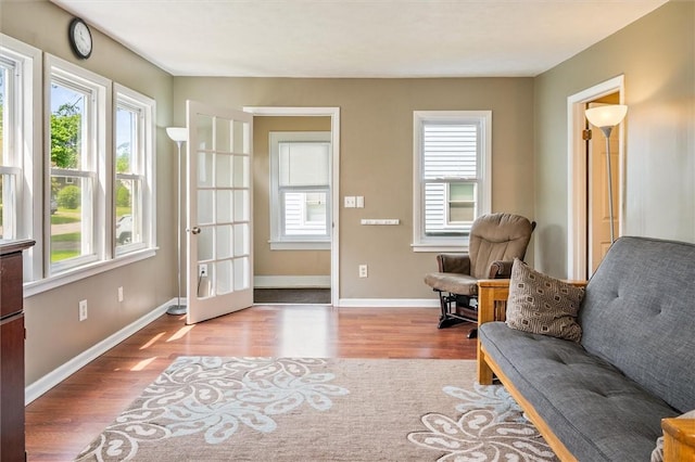 86 Leonard Rd, Greece, NY 14616 - sitting room featuring wood finished floors and baseboards