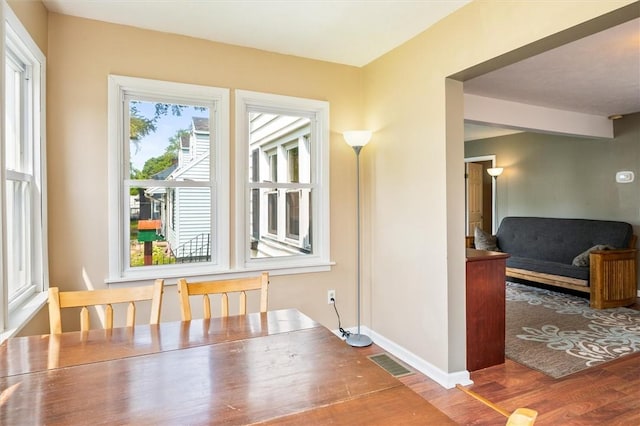 86 Leonard Rd, Greece, NY 14616 - dining space with wood finished floors and baseboards