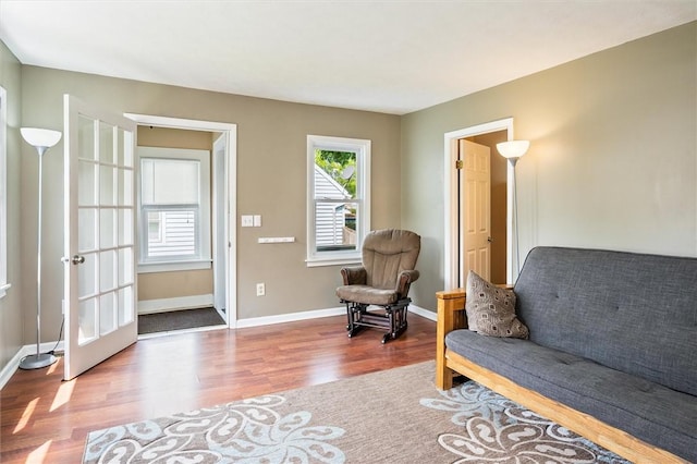 86 Leonard Rd, Greece, NY 14616 - living area featuring wood finished floors and baseboards