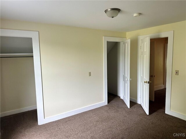 21 Church St, Fine, NY 13617 - unfurnished bedroom featuring carpet flooring, a closet, and baseboards