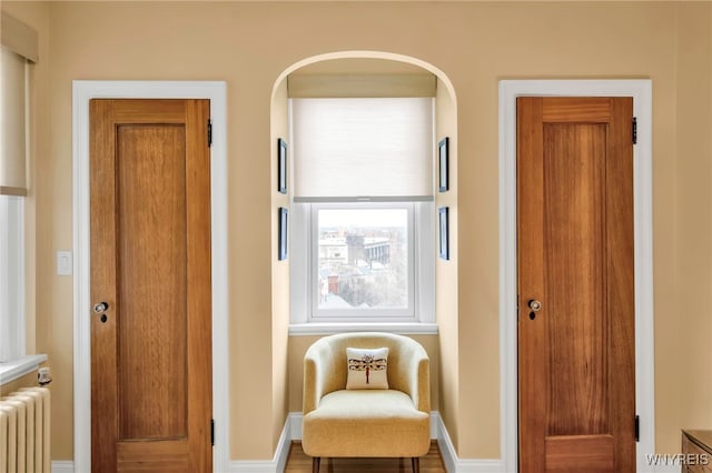 83 Bryant St Unit 7D, Buffalo, NY 14209 - sitting room with radiator and baseboards