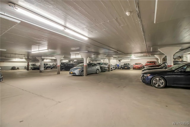83 Bryant St Unit 7D, Buffalo, NY 14209 - parking deck with wooden ceiling