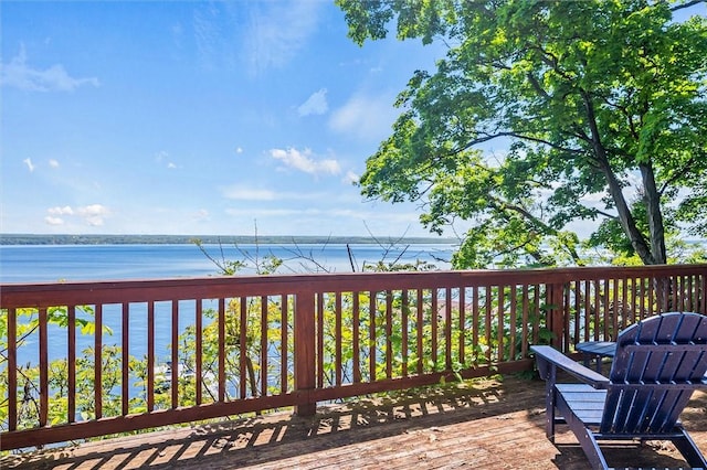 5543 Rt-89, Varick, NY 14521 - deck with a water view
