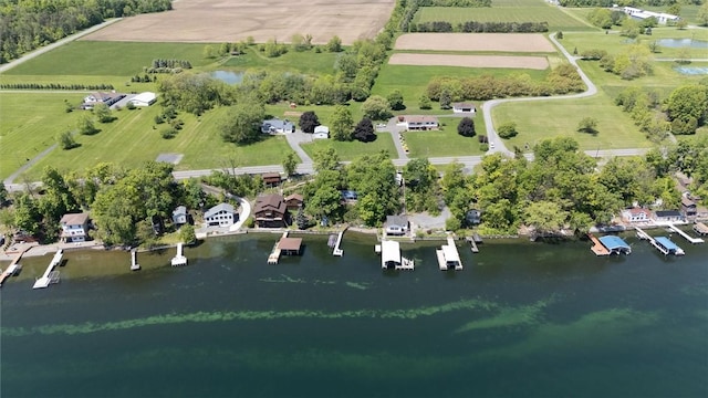 5543 Rt-89, Varick, NY 14521 - aerial overview of property's location featuring rural landscape and a large body of water