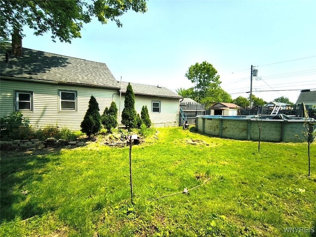 55 Awood Pl, Cheektowaga, NY 14225 - view of green lawn featuring an outdoor pool
