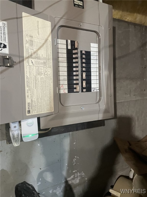 1003 98th St, Niagara Falls, NY 14304 - utility room featuring electric panel