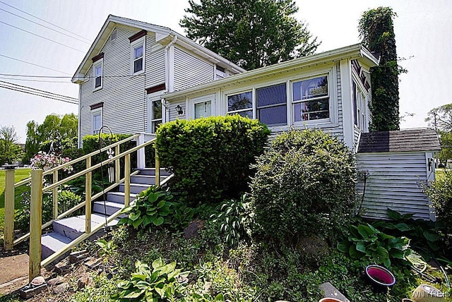 2477 Ridge Rd, Lewiston, NY 14131 - view of home's exterior with stairway