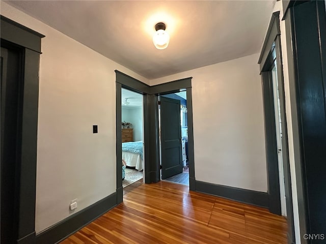 616 N Main St, Herkimer, NY 13350 - empty room featuring baseboards and wood finished floors