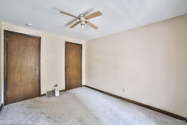 305 Vine Ln, Amherst, NY 14228 - unfurnished bedroom with carpet flooring, baseboards, a closet, and a ceiling fan