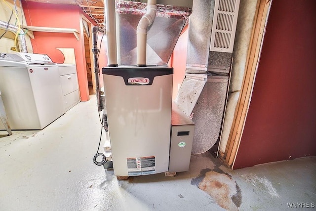 305 Vine Ln, Amherst, NY 14228 - utilities with washing machine and clothes dryer and heating unit