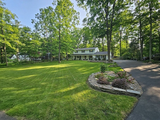 52 Woodland Dr, Big Flats, NY 14814 - view of front of property featuring a front yard