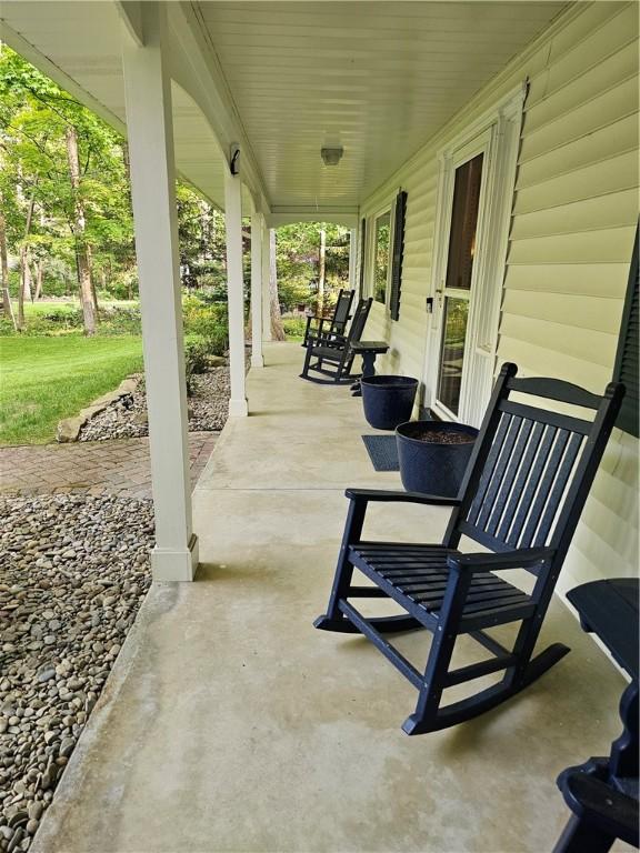 52 Woodland Dr, Big Flats, NY 14814 - view of porch
