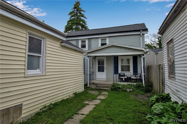 283 W Tupper St, Buffalo, NY 14201 - view of front facade with a porch