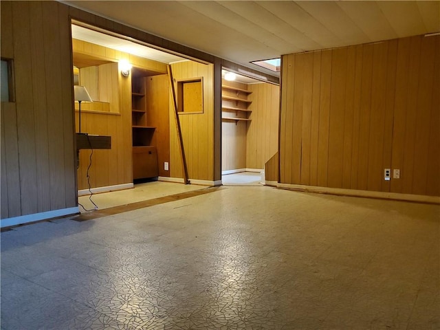 526 Winchester St, Rochester, NY 14615 - finished below grade area with wood walls and baseboards
