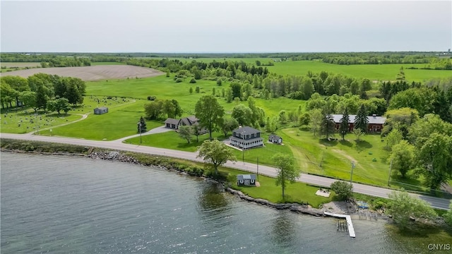 32160 State Route 12e, Cape Vincent, NY 13618 - overview of rural landscape featuring a large body of water