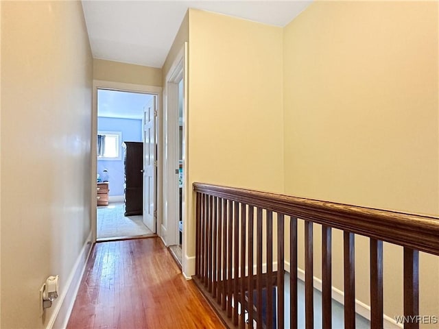 4 Park Rd W, Castile, NY 14427 - corridor with baseboards and wood finished floors