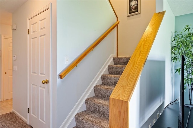 8 Harrier Cir, Henrietta, NY 14623 - staircase with carpet flooring