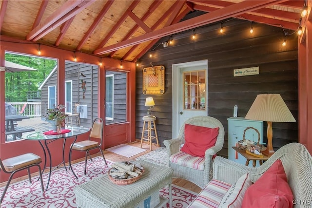 1388 Sky High Rd, Fabius, NY 13159 - view of sunroom