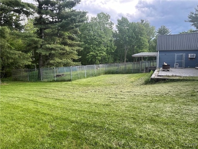 808 Fay, Bangor, NY 12966 - view of yard with a wooden deck