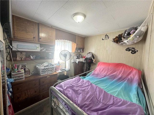 341 Grant St, Elmira-City, NY 14901 - bedroom with wooden walls