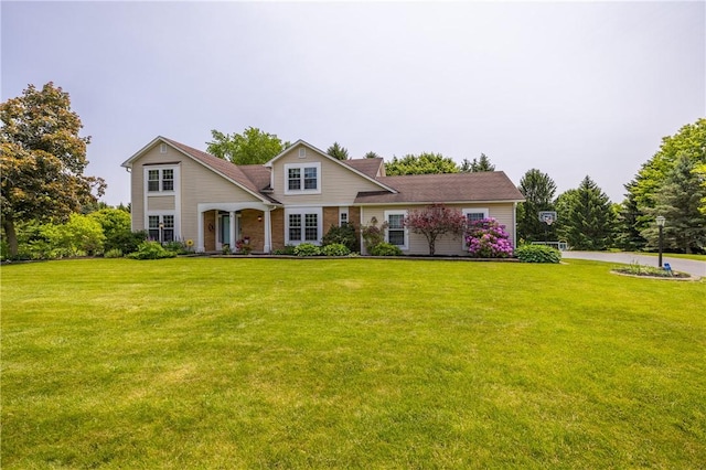 6 Barben Cir, Mendon, NY 14506 - traditional home with a front lawn