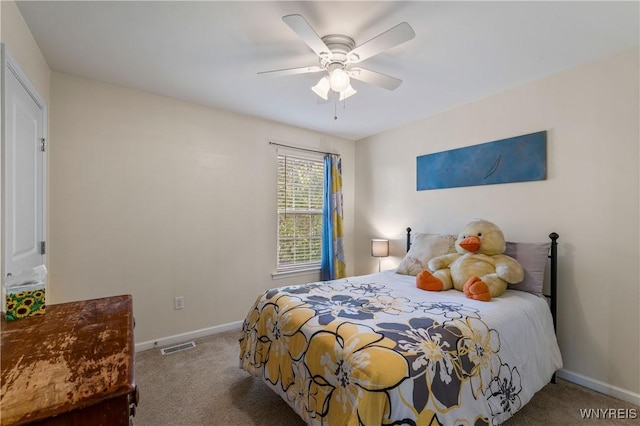 1 Skylark Ln, Wheatfield, NY 14304 - carpeted bedroom with baseboards and ceiling fan