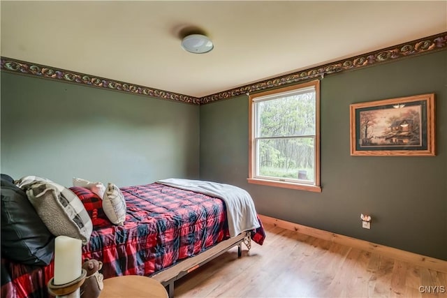 9758 E Rd, Denmark, NY 13367 - bedroom with baseboards and wood finished floors