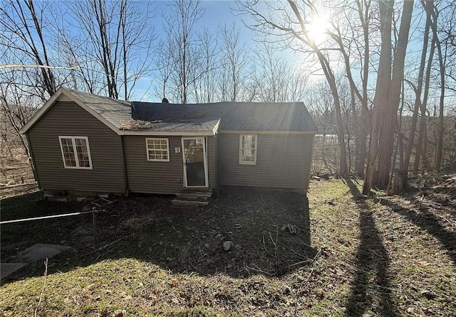 123 Piper Rd, Herkimer, NY 13350 - view of side of home with entry steps and a shingled roof