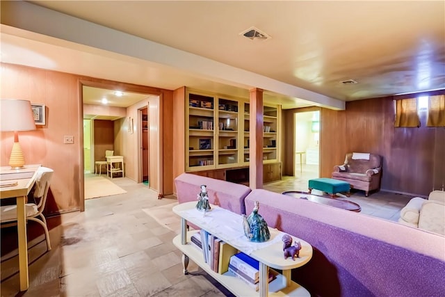 41 Leicestershire Rd, Irondequoit, NY 14621 - living area featuring wooden walls