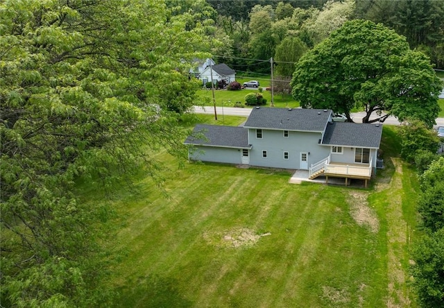 3908 Stalker Rd, Walworth, NY 14502 - aerial view of property and surrounding area with a heavily wooded area