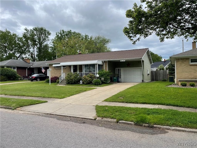 48 Ward Ct, Buffalo, NY 14220 - ranch-style home featuring an attached garage, concrete driveway, and brick siding