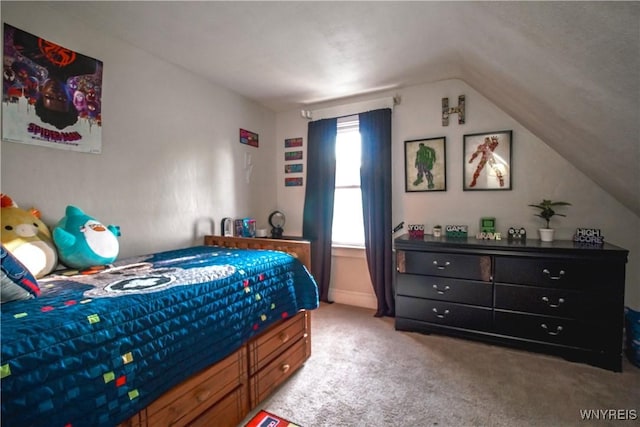 2019 Center St, North Collins, NY 14111 - bedroom featuring light colored carpet and lofted ceiling