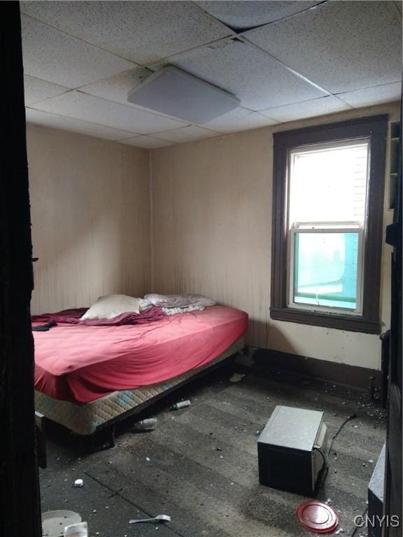 188 Main St, Cortland, NY 13045 - bedroom featuring a paneled ceiling