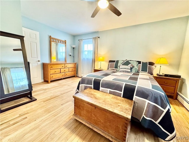 10 Litwak St, Fulton, NY 13069 - bedroom with wood finished floors and a ceiling fan