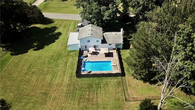10 Litwak St, Fulton, NY 13069 - aerial view of property and surrounding area featuring a pool